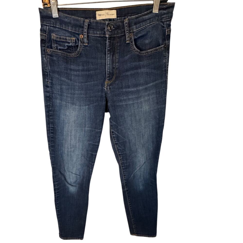 Gap True Skinny Blue Stretch Denim Jeans Women’s Size 8 Regular